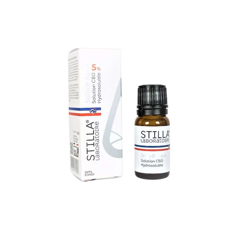 Huile de CBD hydrosoluble 5 % – Stilla Laboratoire