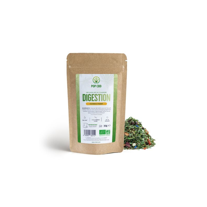 Bio-Kräutertee Verdauung mit CBD - 22 %.