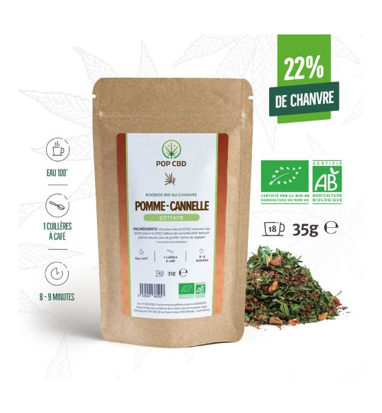 Infusion Rooibos bio pomme-cannelle 22 %
