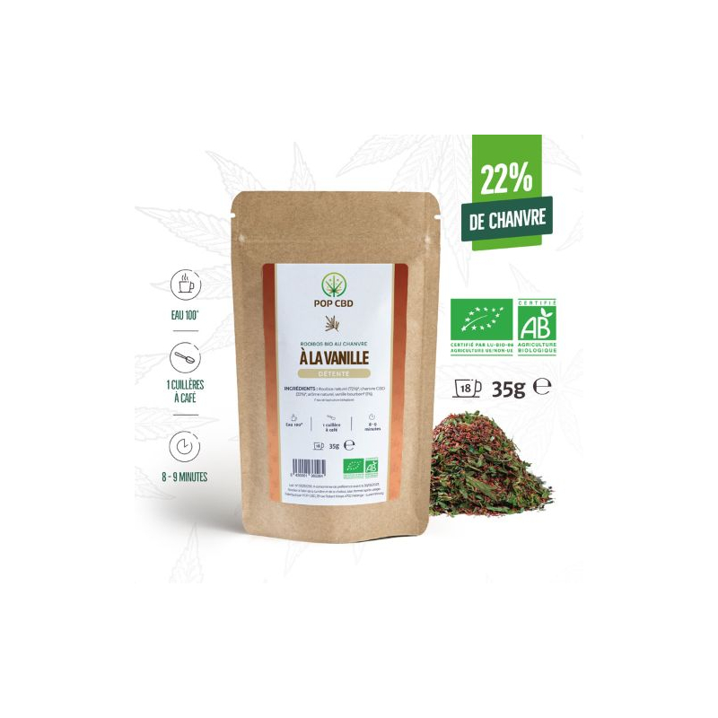 Infusion bio Rooibos à la vanille 22 %