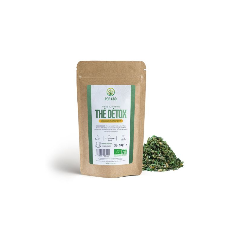 Organic detox tea with CBD - 22%