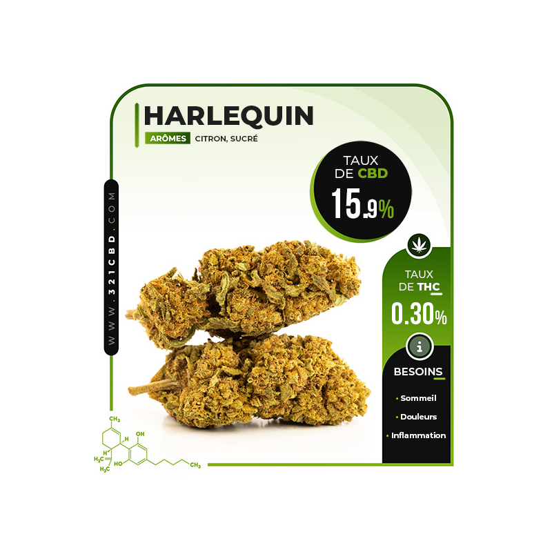 Harlequin CBD Flower 15.9%