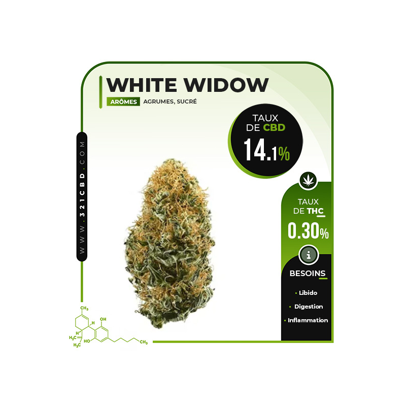 Greenhouse White Widow CBD-Blüte (14,1 %)