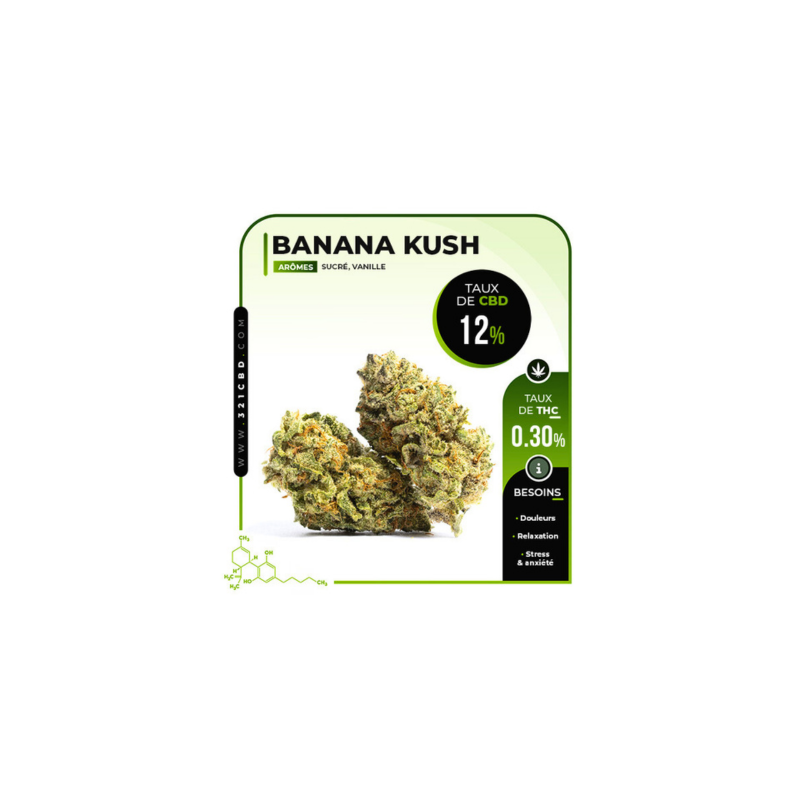 CBD Flower Banana Kush Indoor (12%)