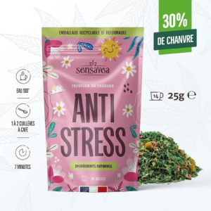 Organic Anti Stress infusion with CBD and lime blossom 25g
