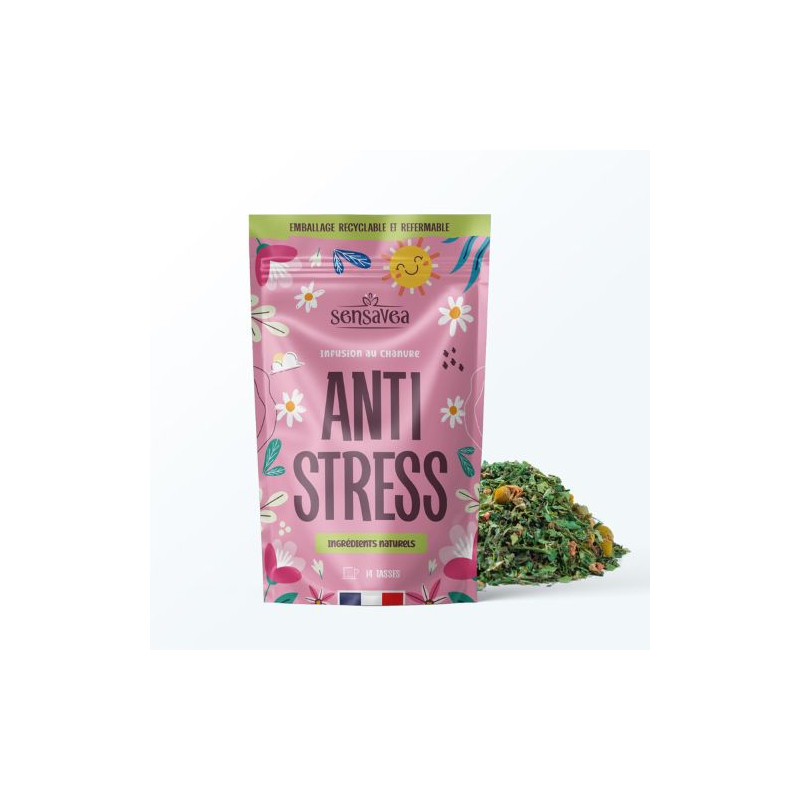 Infusion bio Anti Stress au CBD et fleurs de tilleul