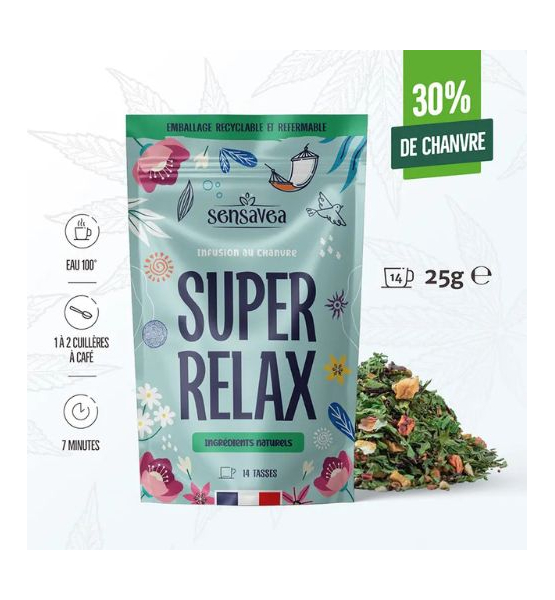 Infusion bio Super Relax au CBD