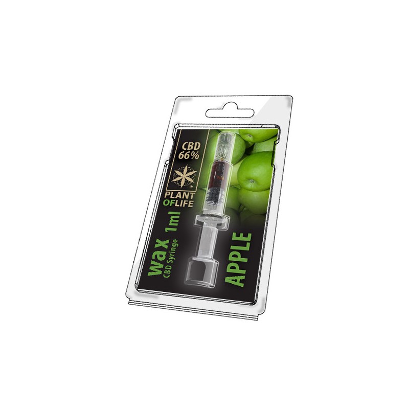 CBD Wax Apple 66% 1ML Plant of Life