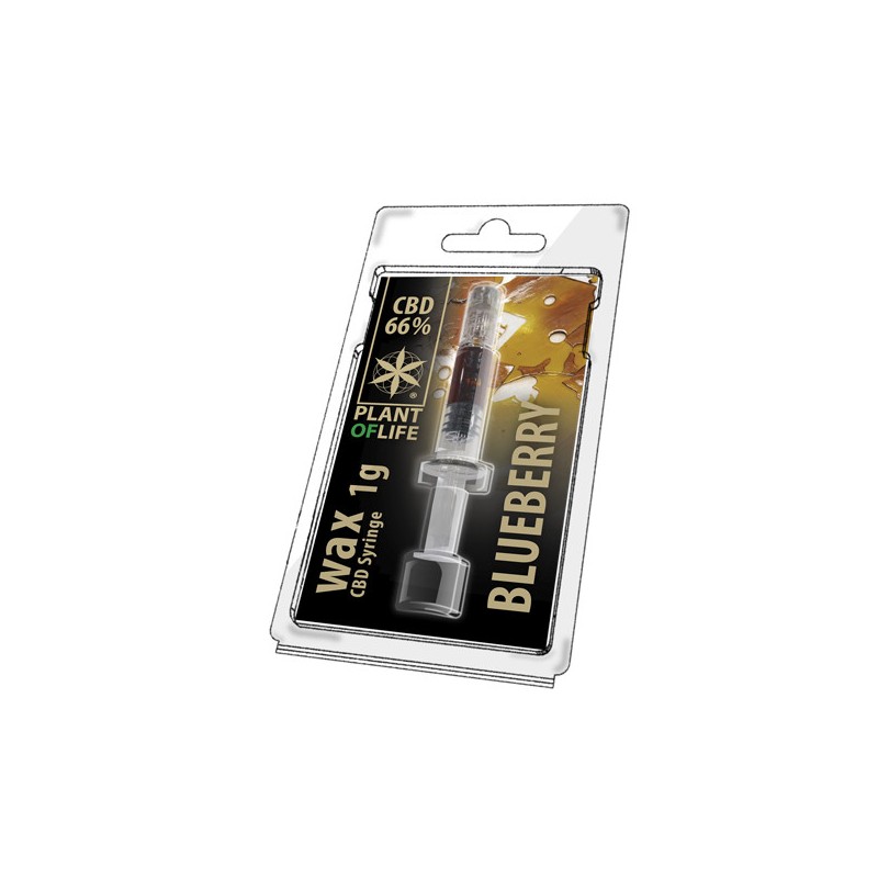 CBD Wachs Heidelbeere 66% 1ML Pflanze des Lebens