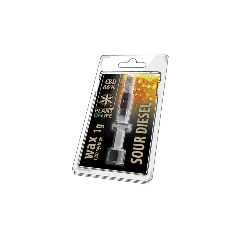 CBD Wax Sour Diesel 66% 1ML Plant of Life