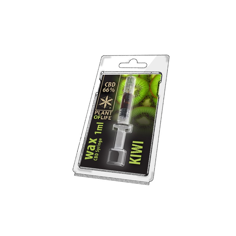 CBD Wachs Kiwi 66% 1ML Pflanze des Lebens