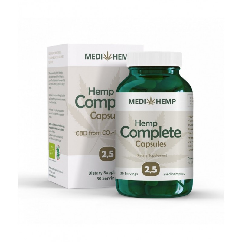 CBD capsules 2,5% ORGANIC