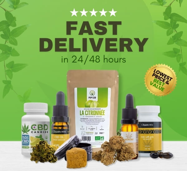 Free delivery to your home from a leading online CBD supplier